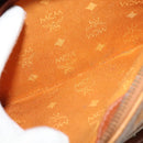 MCM Logogram Vicetos Hand Bag PVC Leather 2way Brown Gold Auth bs26669-25