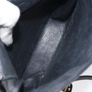 MCM Vicetos Logogram Shoulder Bag PVC Black Gold Auth bs26670-10