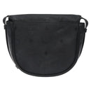 MCM Vicetos Logogram Shoulder Bag PVC Black Gold Auth bs26670-2