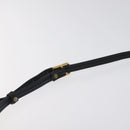 MCM Vicetos Logogram Shoulder Bag PVC Black Gold Auth bs26670-14