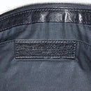 BALENCIAGA Clip L Clutch Bag Leather Black Silver 273023 Auth bs26675-9