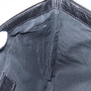 BALENCIAGA Clip L Clutch Bag Leather Black Silver 273023 Auth bs26675-17