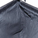 BALENCIAGA Clip L Clutch Bag Leather Black Silver 273023 Auth bs26675-18