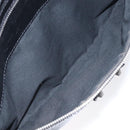 BALENCIAGA Clip L Clutch Bag Leather Black Silver 273023 Auth bs26675-11