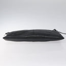 BALENCIAGA Clip L Clutch Bag Leather Black Silver 273023 Auth bs26675-6