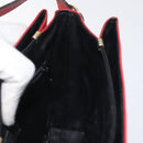 BALENCIAGA Shoulder Bag Leather Vintage Red Gold Auth bs26676-19