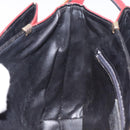 BALENCIAGA Shoulder Bag Leather Vintage Red Gold Auth bs26676-20