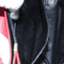 BALENCIAGA Shoulder Bag Leather Vintage Red Gold Auth bs26676-21