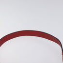 BALENCIAGA Shoulder Bag Leather Vintage Red Gold Auth bs26676-8