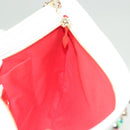 Christian Louboutin Clutch Bag Rubiposh Leather White Gold 1175134 Auth bs26678-18