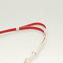 Christian Louboutin Clutch Bag Rubiposh Leather White Gold 1175134 Auth bs26678-9