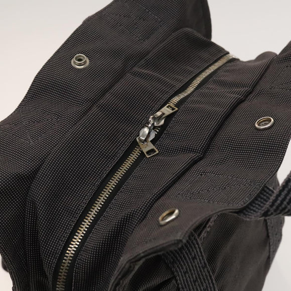 HERMES Her Line A Dos MM Backpack Canvas Gray Silver Auth bs26679