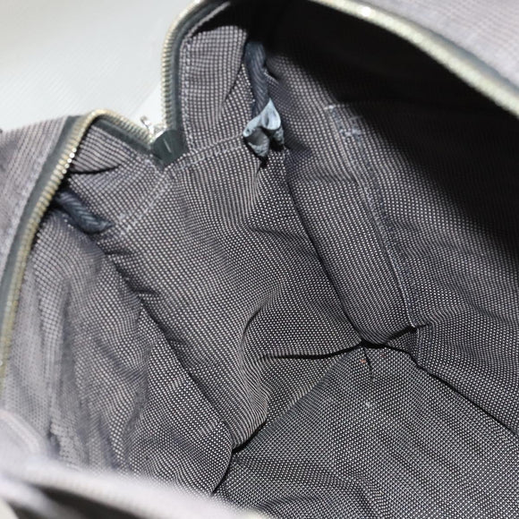 HERMES Her Line A Dos MM Backpack Canvas Gray Silver Auth bs26679