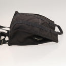 HERMES Her Line A Dos MM Backpack Canvas Gray Silver Auth bs26679-3