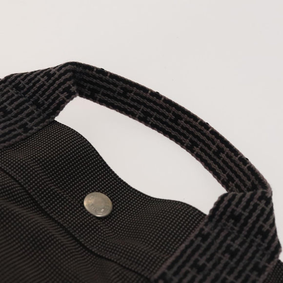 HERMES Her Line A Dos MM Backpack Canvas Gray Silver Auth bs26679