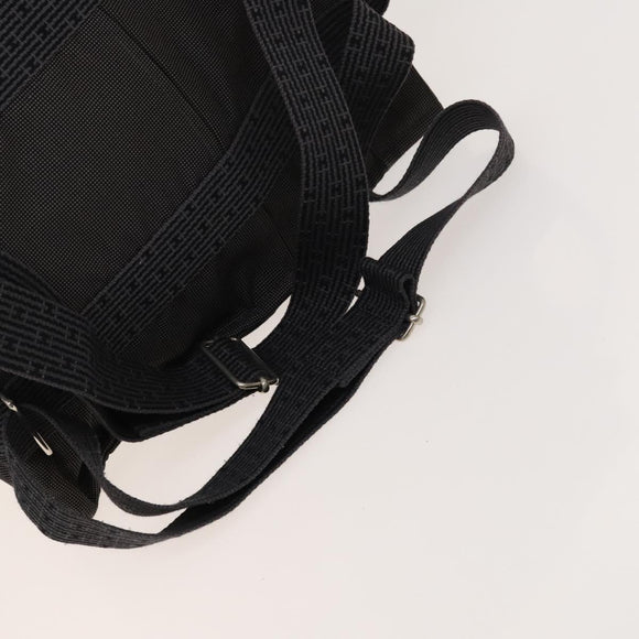 HERMES Her Line A Dos MM Backpack Canvas Gray Silver Auth bs26679