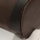 BURBERRY Tote Bag Leather Brown Gold Auth bs26689-9