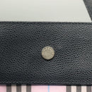 BURBERRY Nova Check Hand Bag Nylon Pink Silver Auth bs26692-27