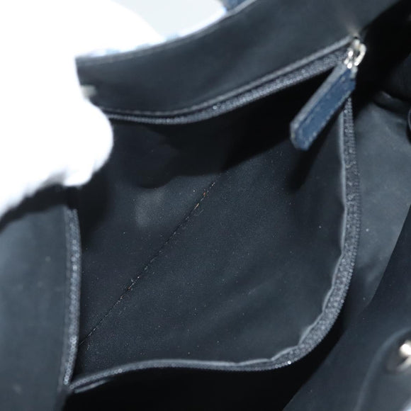 BURBERRY Nova Check Hand Bag Nylon Pink Silver Auth bs26692