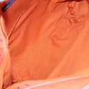 BURBERRY Blue Label Boston Bag Canvas Leather Orange Auth bs26695-11