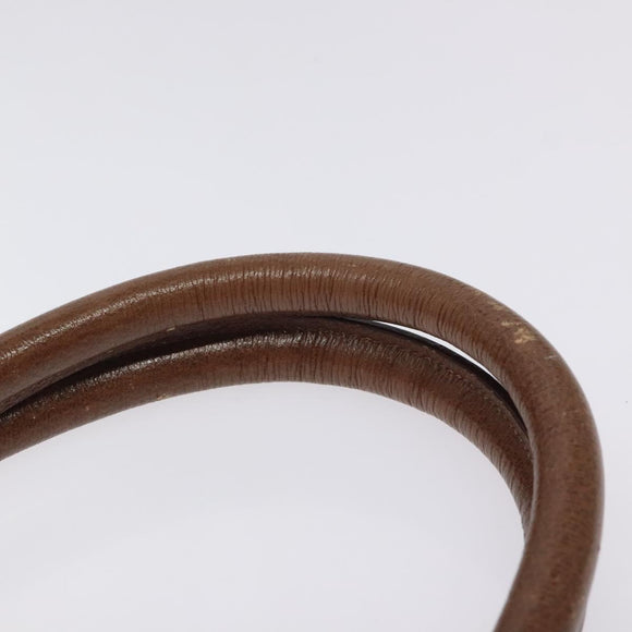 BURBERRY Blue Label Boston Bag Canvas Leather Orange Auth bs26695