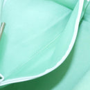 BURBERRY Blue Label Chain Tote Bag Coated Canvas Light Yellow Auth bs26698-18