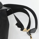 VERSACE Medusa Shoulder Bag Nylon Leather Black Gold Auth bs26702-14