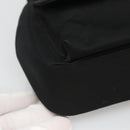 VERSACE Hand Bag Satin Black Silver Auth bs26706-11