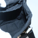 VERSACE Hand Bag Satin Black Silver Auth bs26706-16