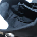 VERSACE Hand Bag Satin Black Silver Auth bs26706-17