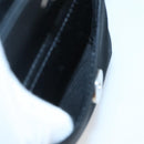 VERSACE Hand Bag Satin Black Silver Auth bs26706-19