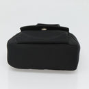 VERSACE Hand Bag Satin Black Silver Auth bs26706-5