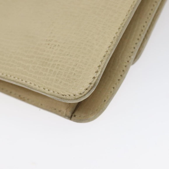 LOEWE Barcelona Hand Bag Leather 2way Beige Auth bs26715