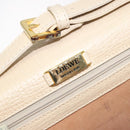 LOEWE Barcelona Hand Bag Leather 2way Beige Auth bs26715-20