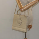 LOEWE Barcelona Hand Bag Leather 2way Beige Auth bs26715-24