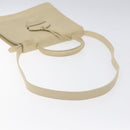 LOEWE Barcelona Hand Bag Leather 2way Beige Auth bs26715-9