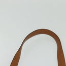 BVLGARI Shoulder Bag Leather Brown Silver Auth bs26717-8