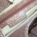 BVLGARI Chandra Tote Bag Leather Silver Auth bs26718-17