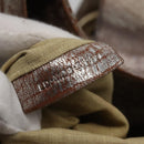 BVLGARI Chandra Tote Bag Leather Silver Auth bs26718-12