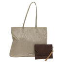 ETRO Paisley Bag PVC Canvas 2Set Brown Beige Auth bs26728-1