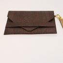 ETRO Paisley Bag PVC Canvas 2Set Brown Beige Auth bs26728-14