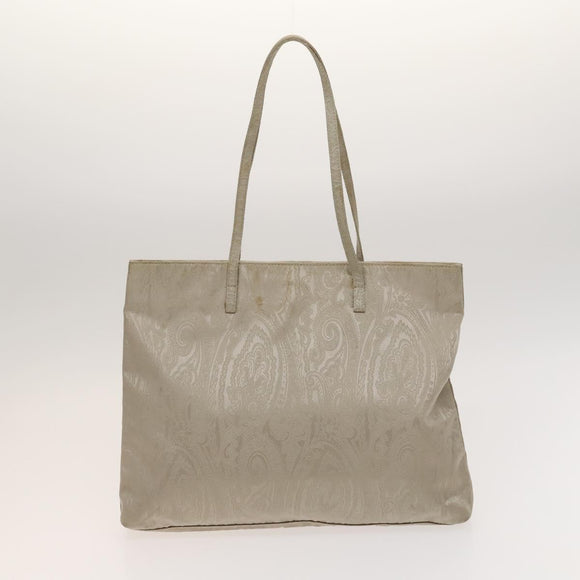 ETRO Paisley Bag PVC Canvas 2Set Brown Beige Auth bs26728