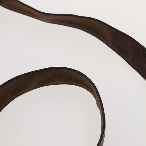 BURBERRY Nova Check Blue Label Bag Leather Canvas 2Set Beige Auth bs26744