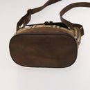 BURBERRY Nova Check Blue Label Bag Leather Canvas 2Set Beige Auth bs26744-7