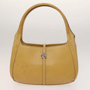 BALLY Shoulder Bag Leather PVC 3Set Beige Black Auth bs26746-2