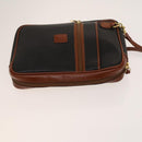 BALLY Shoulder Bag Leather PVC 3Set Beige Black Auth bs26746-20