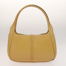 BALLY Shoulder Bag Leather PVC 3Set Beige Black Auth bs26746-3