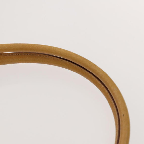 BALLY Shoulder Bag Leather PVC 3Set Beige Black Auth bs26746