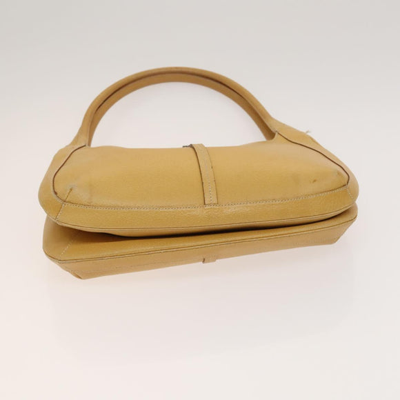 BALLY Shoulder Bag Leather PVC 3Set Beige Black Auth bs26746