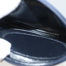 Christian Dior Trotter Canvas Pouch 2Set Blue Beige Silver Auth bs26748-15